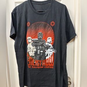 Star Wars Black and Red Short Sleeve Tee